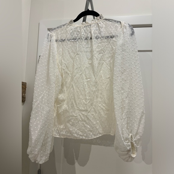 Alice + Olivia White Blouse - Picture 5 of 8